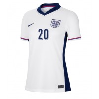 Echipament fotbal Anglia Jarrod Bowen #20 Tricou Acasa European 2024 pentru femei maneca scurta